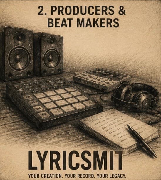 Producers & Beat Makers — Lyricsmit creator category