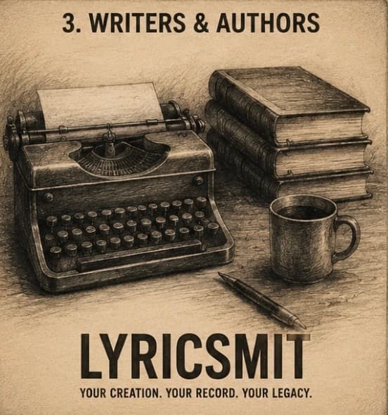Writers & Authors — Lyricsmit creator category