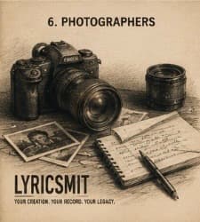 Photographers — Lyricsmit creator category